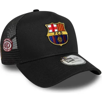 Kapa zaobljena crna snapback A Frame trucker FC Barcelona LALIGA New Era