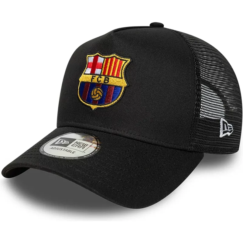 kapa-zaobljena-crna-snapback-a-frame-trucker-fc-barcelona-laliga-new-era
