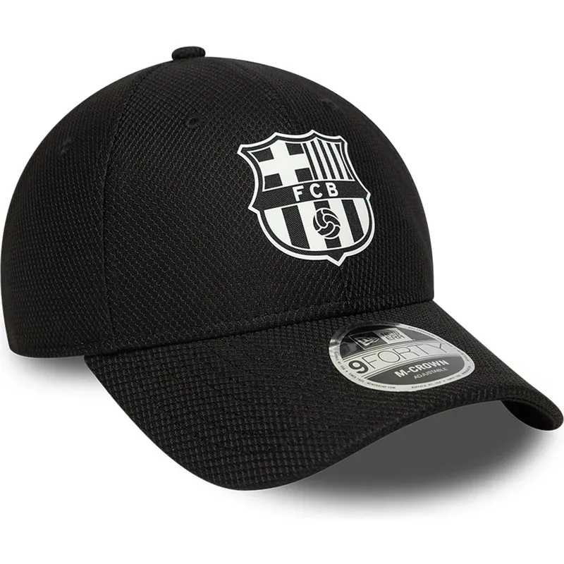 new-era-curved-brim-fc-barcelona-laliga-9forty-m-crown-diamond-era-black-snapback-cap