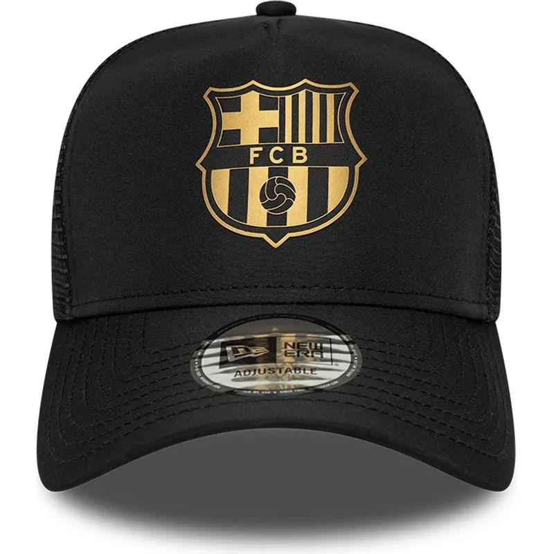 kapa-zaobljena-crna-snapback-a-frame-trucker-fc-barcelona-laliga-new-era