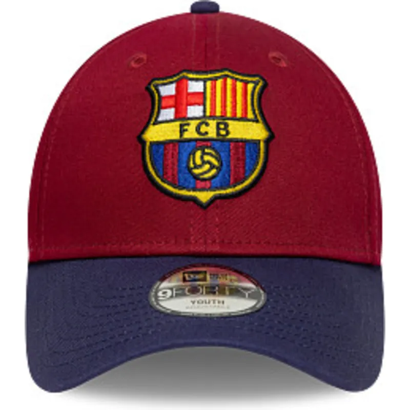 cap-zaobljena-multicolor-snapback-za-djecu-9forty-ajustable-fc-barcelona-laliga-new-era