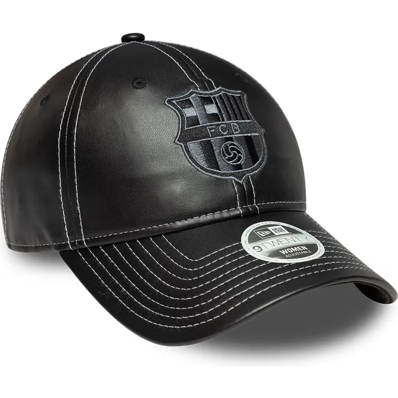 kapa-zaobljena-crna-snapback-9twenty-ajustable-fc-barcelona-laliga-new-era