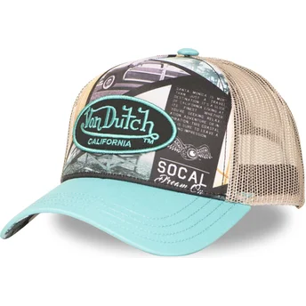 Kape zaobljena višebojno snapback SUBL13 Von Dutch