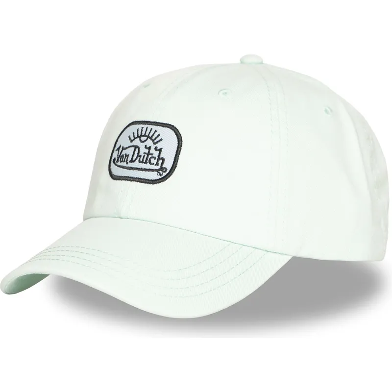 von-dutch-curved-brim-log12-light-green-adjustable-cap