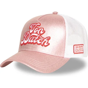 Kapa zaobljena ružičasta snapback OVE CB Von Dutch