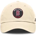 cap-zaobljena-beige-adjustable-strap-club-unstructured-organic-cotton-boston-red-sox-mlb-nike