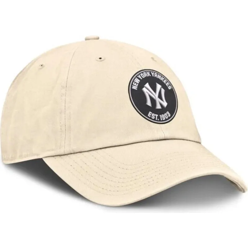 kape-zaobljena-bez-podesiva-traka-club-unstructured-organic-cotton-new-york-yankees-mlb-nike
