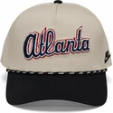 kape-zaobljena-bez-snapback-rise-structured-atlanta-braves-mlb-nike