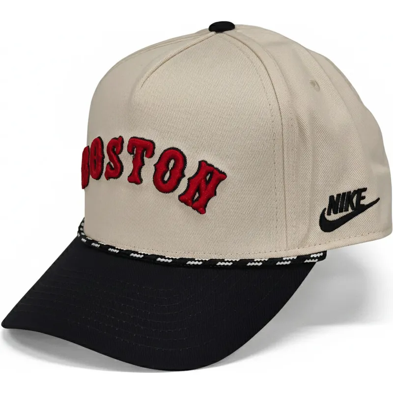 cap-zaobljena-beige-snapback-rise-structured-boston-red-sox-mlb-nike