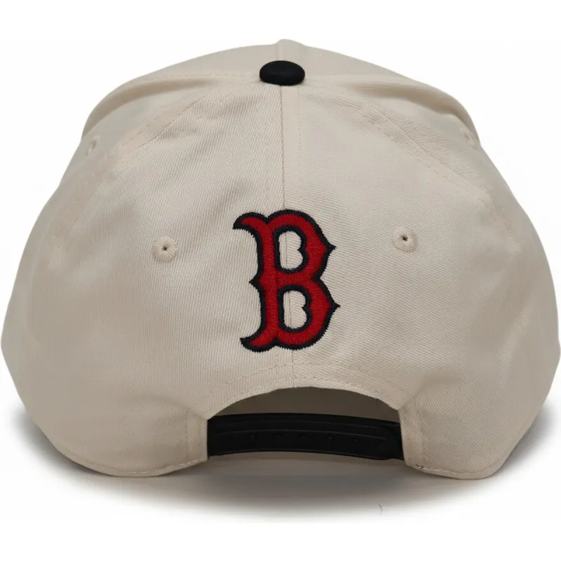 cap-zaobljena-beige-snapback-rise-structured-boston-red-sox-mlb-nike