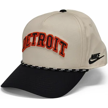 Kapa zaobljena bež snapback Rise Structured Detroit Tigers MLB Nike