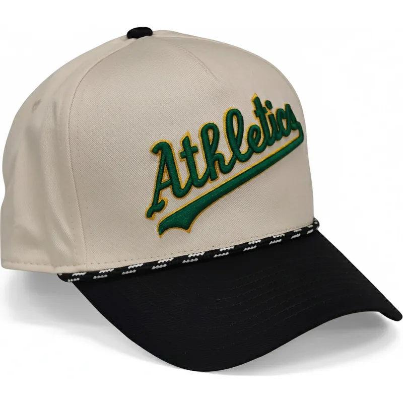 kape-zaobljena-bez-snapback-rise-structured-oakland-athletics-mlb-nike