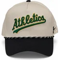 kape-zaobljena-bez-snapback-rise-structured-oakland-athletics-mlb-nike