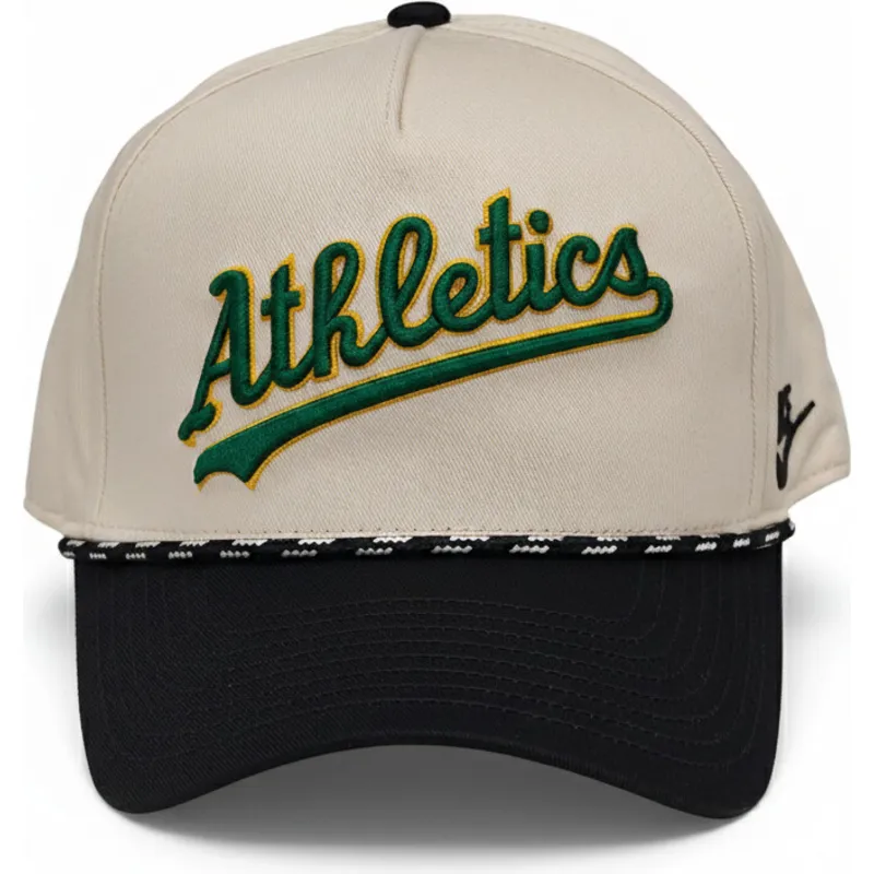 kape-zaobljena-bez-snapback-rise-structured-oakland-athletics-mlb-nike