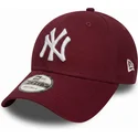 kape-zaobljena-crvena-podesiva-traka-cardenal-9forty-essential-new-york-yankees-mlb-new-era