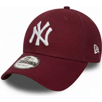 Kape zaobljena crvena podesiva traka cardenal 9FORTY Essential New York Yankees MLB New Era