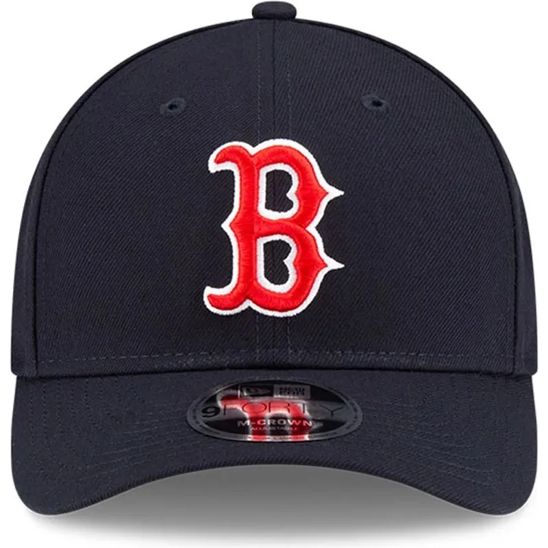 kapa-zaobljena-mornarsko-plava-snapback-9forty-m-crown-player-replica-boston-red-sox-mlb-new-era