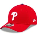 new-era-curved-brim-9forty-m-crown-player-replica-philadelphia-phillies-mlb-red-snapback-cap