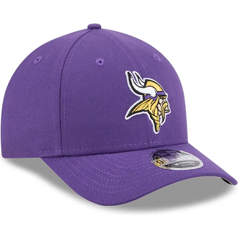 new-era-curved-brim-9forty-m-crown-team-minnesota-vikings-nfl-purple-snapback-cap
