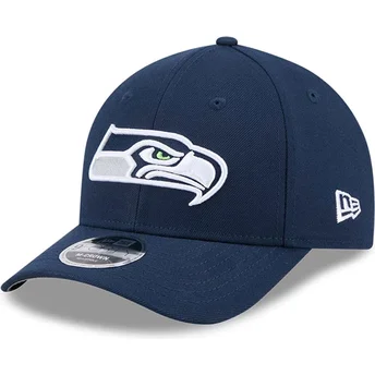 Kape zaobljena mornarsko plava snapback 9FORTY M-Crown Team Seattle Seahawks NFL New Era