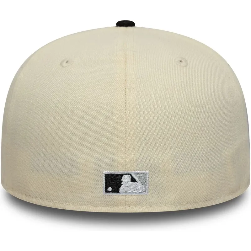 new-era-curved-brim-59fifty-low-profile-precurved-coops-new-york-yankees-mlb-beige-and-black-fitted-cap