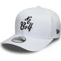 new-era-curved-brim-9seventy-stretch-snap-technical-golf-white-snapback-cap