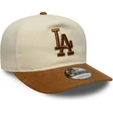 cap-zaobljena-brown-adjustable-strap-9fifty-a-frame-suede-visor-los-angeles-dodgers-mlb-new-era