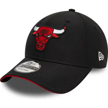 Kape zaobljena crna podesiva traka 9FORTY Microfibre Chicago Bulls NBA New Era