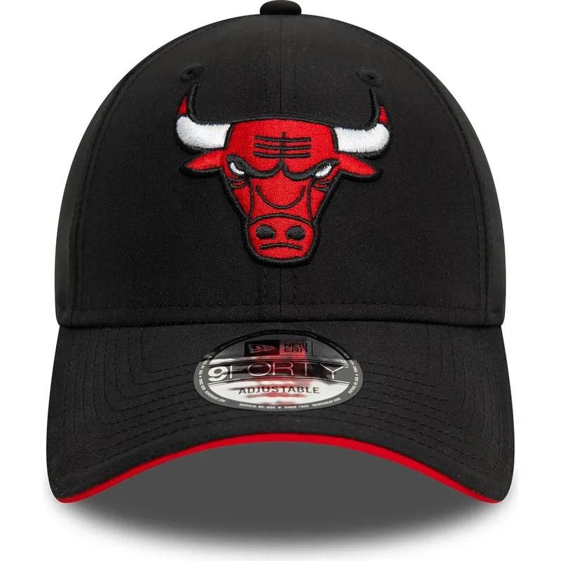 kapa-zaobljena-crna-podesiv-9forty-microfibre-chicago-bulls-nba-new-era