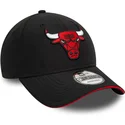 kapa-zaobljena-crna-podesiv-9forty-microfibre-chicago-bulls-nba-new-era