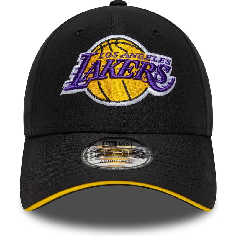 cap-zaobljena-black-adjustable-strap-9forty-microfibre-los-angeles-lakers-nba-new-era cap-zaobljena-black-adjustable-strap-9forty-microfibre-los-angeles-lakers-nba-new-era