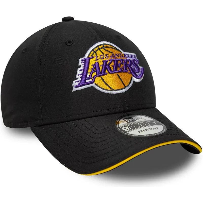 cap-zaobljena-black-adjustable-strap-9forty-microfibre-los-angeles-lakers-nba-new-era cap-zaobljena-black-adjustable-strap-9forty-microfibre-los-angeles-lakers-nba-new-era