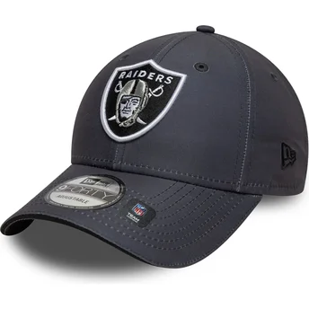 Kapa zaobljena siva podesiv 9FORTY Microfibre Las Vegas Raiders NFL New Era