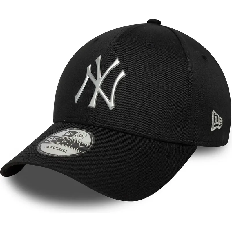 kapa-zaobljena-crna-snapback-9forty-metallic-new-york-yankees-mlb-new-era
