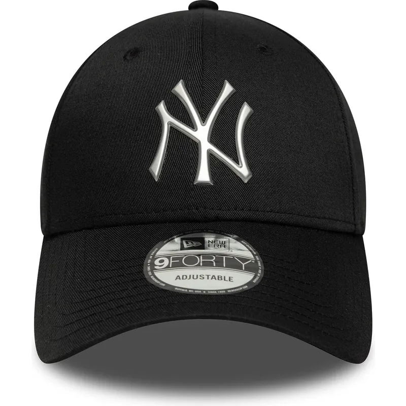 kapa-zaobljena-crna-snapback-9forty-metallic-new-york-yankees-mlb-new-era