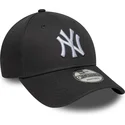 cap-zaobljena-gray-adjustable-strap-9forty-league-essential-new-york-yankees-mlb-new-era