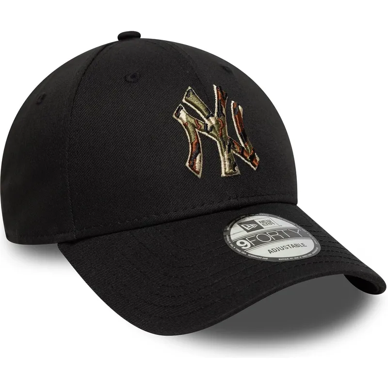 new-era-curved-brim-9forty-camo-infill-new-york-yankees-mlb-black-adjustable-cap