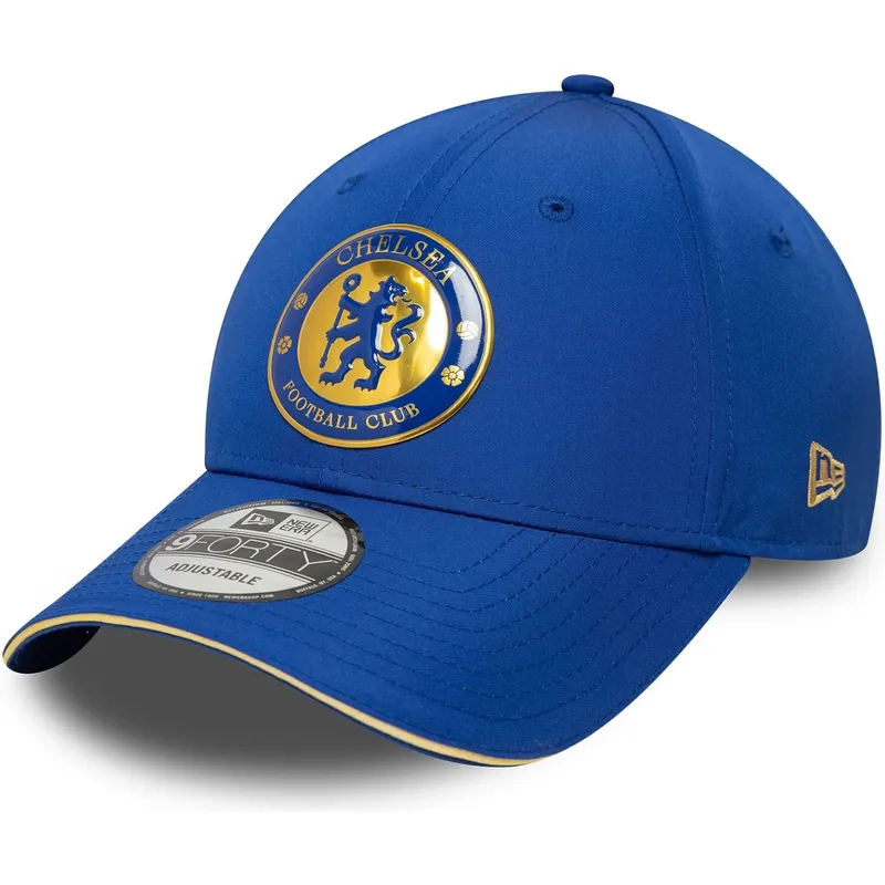 cap-zaobljena-blue-adjustable-strap-9forty-retro-chelsea-football-club-premier-league-new-era cap-zaobljena-blue-adjustable-strap-9forty-retro-chelsea-football-club-premier-league-new-era