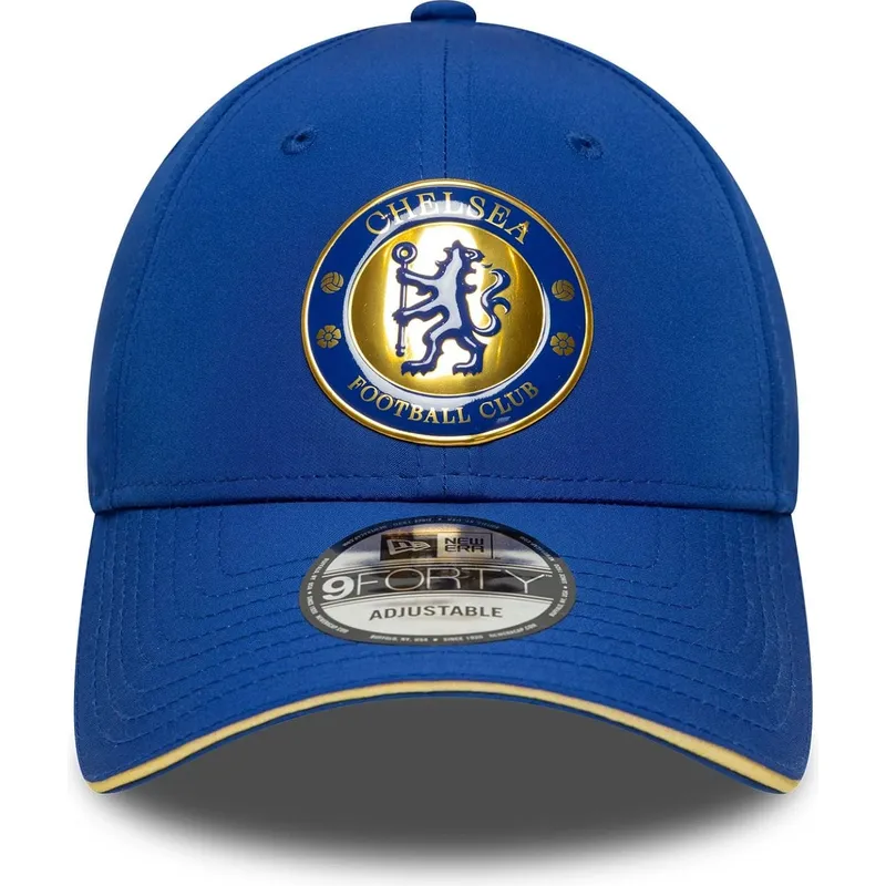 cap-zaobljena-blue-adjustable-strap-9forty-retro-chelsea-football-club-premier-league-new-era cap-zaobljena-blue-adjustable-strap-9forty-retro-chelsea-football-club-premier-league-new-era