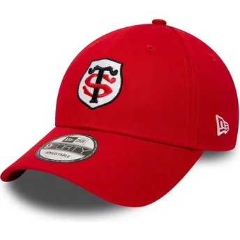 Kapa zaobljena crvena podesiv 9FORTY Core Stade Toulousain Top 14 New Era