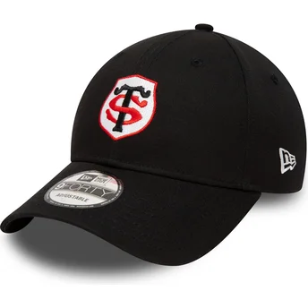Cap zaobljena black adjustable strap 9FORTY Team Stade Toulousain Top 14 New Era
