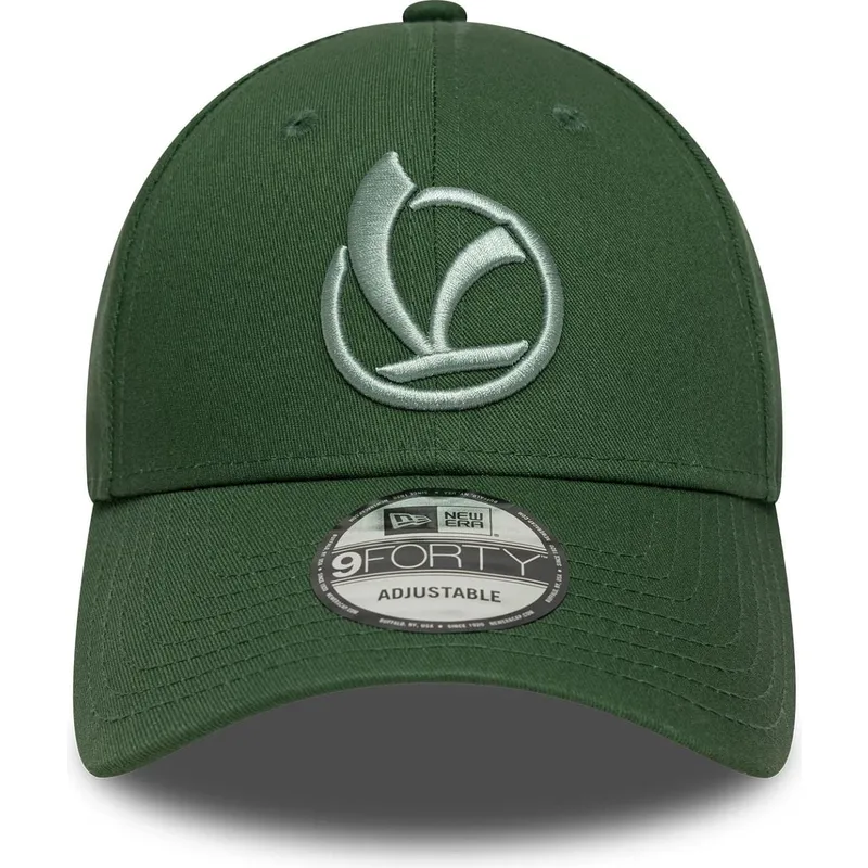 cap-zaobljena-green-adjustable-strap-9forty-new-era