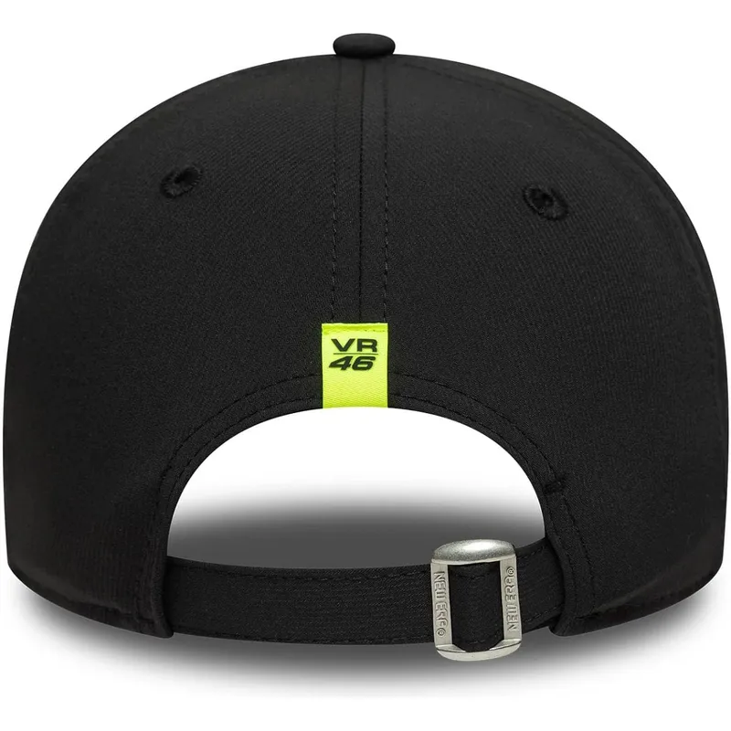 kape-zaobljena-crna-podesiva-traka-9forty-recycled-stripe-valentino-rossi-vr46-motogp-new-era