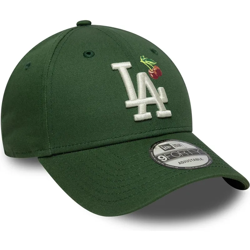 kape-zaobljena-zelena-podesiva-traka-9forty-fruit-icon-los-angeles-dodgers-mlb-new-era