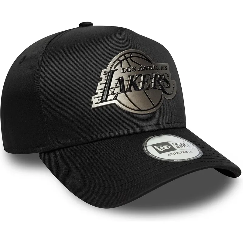 cap-zaobljena-black-snapback-9forty-e-frame-metallic-los-angeles-lakers-nba-new-era