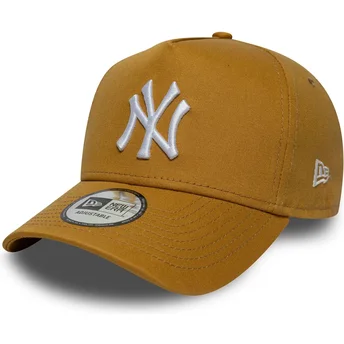 Cap zaobljena brown snapback 9FORTY E Frame League Essential New York Yankees MLB New Era