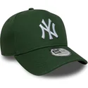 kapa-zaobljena-zelena-snapback-9forty-e-frame-league-essential-new-york-yankees-mlb-new-era