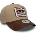 cap-zaobljena-brown-adjustable-strap-e-frame-new-era