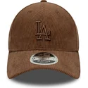 kapa-zaobljena-smeda-podesiv-9forty-m-crown-cord-los-angeles-dodgers-mlb-new-era
