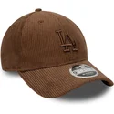 kapa-zaobljena-smeda-podesiv-9forty-m-crown-cord-los-angeles-dodgers-mlb-new-era